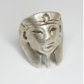 vechi inel egiptean Ramses al II-lea. manufactura in argint